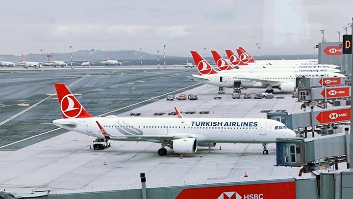 Turkish Airlines jets